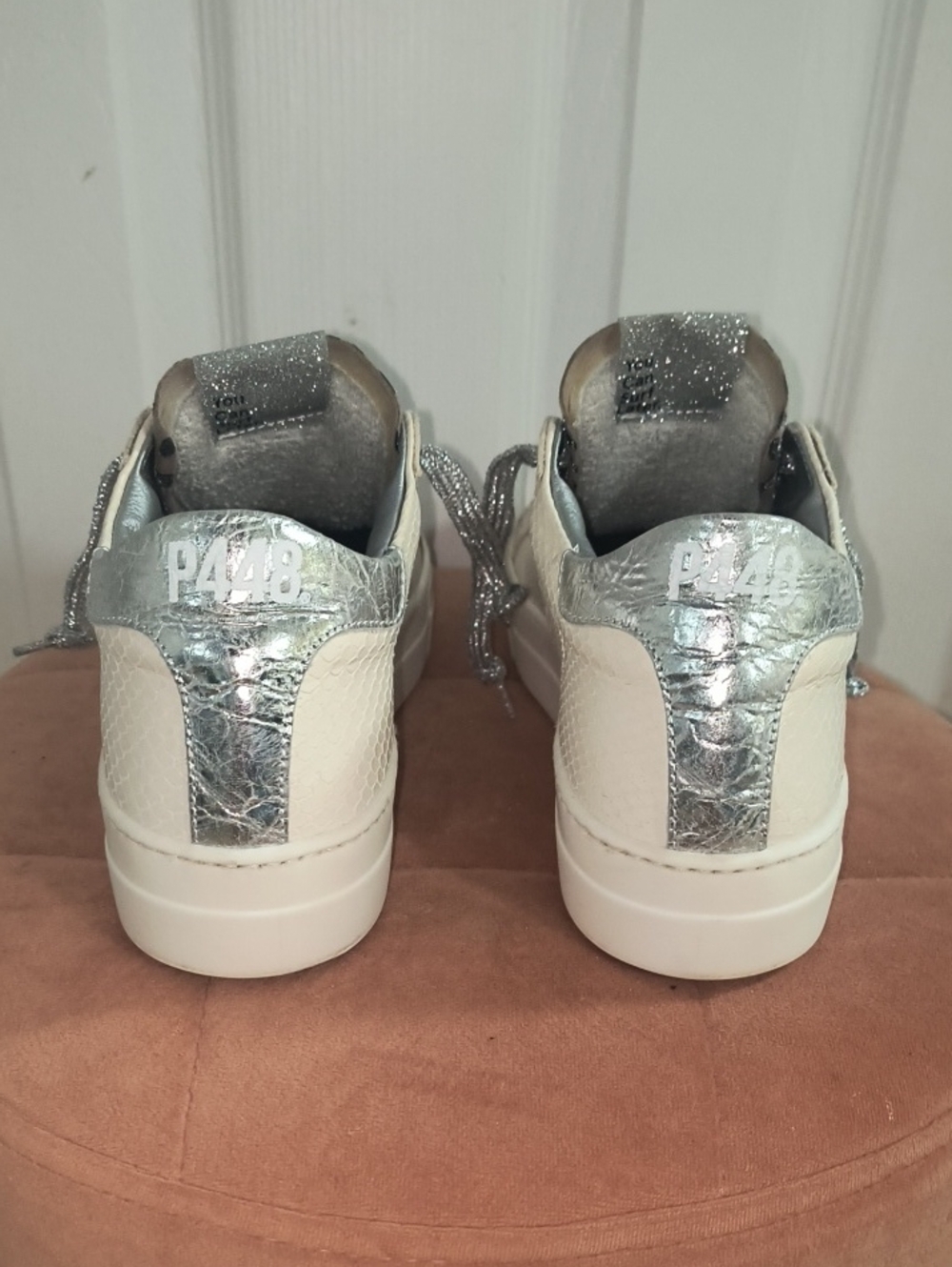 P448 Thea Python Roccia Platform Sneakers Size 39 - Picture 6 of 8